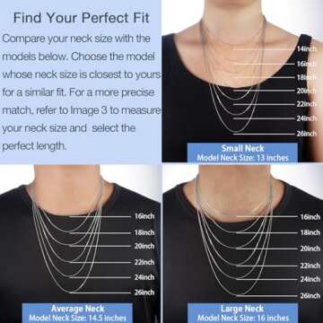 Jewlpire 925 Sterling Silver Chain for Women Girls 0.8mm Box Chain Lobster Claw Clasp - Italian Necklace Chain - Super Thin & Strong - Friendly Price & Quality 20 Inch