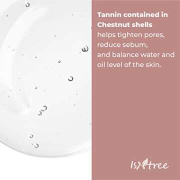ISNTREE Chestnut BHA 0.9% Clear Toner 200ml 6.76 fl.oz | Mild exfoliant with BHA| Normal and Oily Skin | Helps to Remove Excess sebum