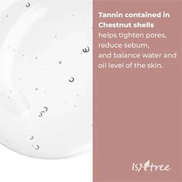 ISNTREE Chestnut BHA 0.9% Clear Toner 200ml 6.76 fl.oz | Mild exfoliant with BHA| Normal and Oily Skin | Helps to Remove Excess sebum