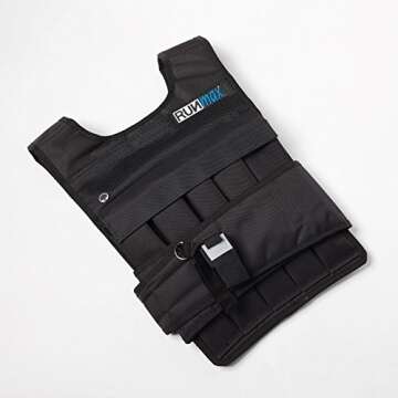 RUNmax Weighted Vest 12lb-140lb with Shoulder Pads