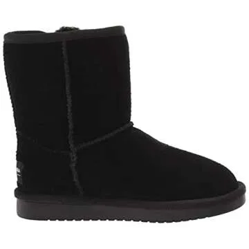 Koolaburra by UGG unisex child Victoria Short Fashion Boot, Black, 7 Toddler US
