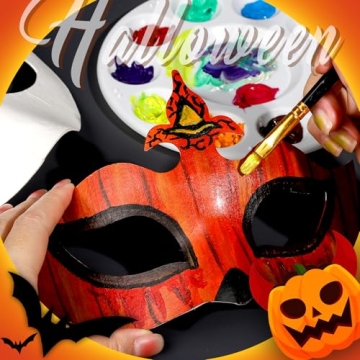 FANDAMEI Round Paint Palette Tray, Perfect for All Ages