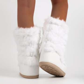Stylish Faux Fur Boots for Winter Comfort