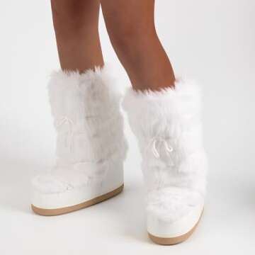 Stylish Faux Fur Boots for Winter Comfort