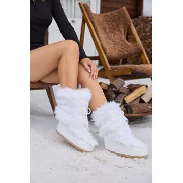 Stylish Faux Fur Boots for Winter Comfort