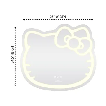 Hello Kitty LED Makeup Mirror with App Control for Vanity