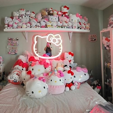 Hello Kitty LED Makeup Mirror with App Control for Vanity