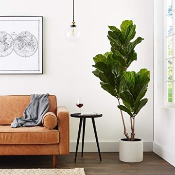 Vibrant Nearly Natural Fiddle Leaf Fig Tree - 65IN