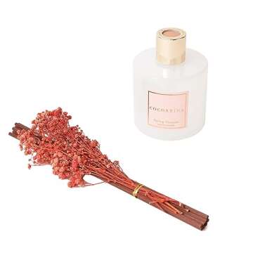 Cocorrína Reed Diffuser Sets- Spring Bouquet Scented Diffuser with Sticks Home Fragrance Reed Diffuser for Bathroom Shelf Decor
