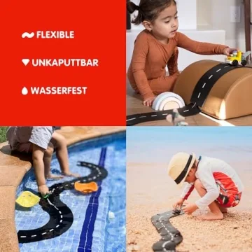 Waytoplay Ringroad 12-Piece Toy Car Track Flexible Durable