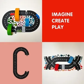 Waytoplay Ringroad 12-Piece Toy Car Track Flexible Durable