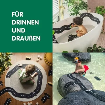 Waytoplay Ringroad 12-Piece Toy Car Track Flexible Durable