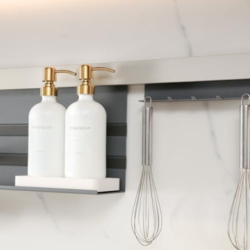 Prus Waso Gold Soap Dispenser Set Perfect for Modern Decor