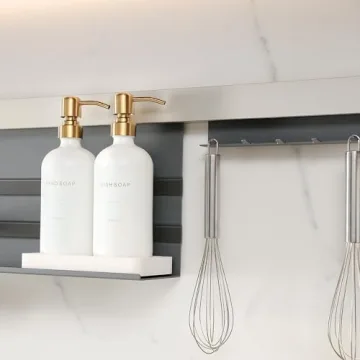 Prus Waso Gold Soap Dispenser Set Perfect for Modern Decor