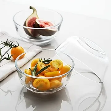 Sweejar 8 oz Mini Glass Bowls Set for Snacks and Desserts