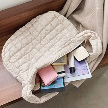 Trendy Puffer Tote Bag for Women - Stylish & Versatile
