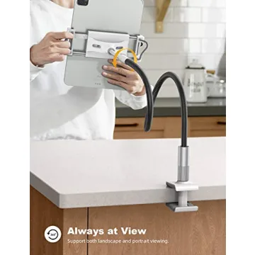 Lamicall Gooseneck Tablet Holder for iPad and Phones