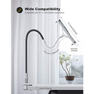 Lamicall Gooseneck Tablet Holder for iPad and Phones
