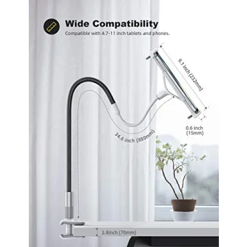 Lamicall Gooseneck Tablet Holder for iPad and Phones