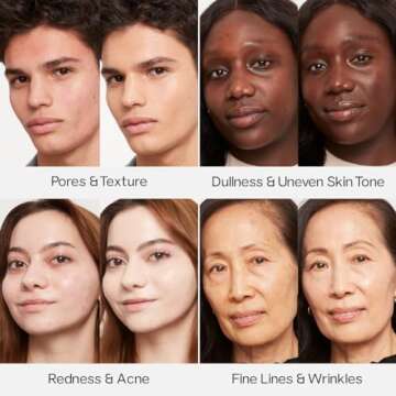 Saie Glowy Super Skin Tint Liquid Foundation - Hydrating Serum Foundation with Lightweight, Medium Coverage - Formulated with Hyaluronic Acid to Hydrate, Brighten and Plump - Shade 22 (1.01 oz)