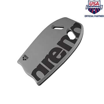 Arena Unisex Adult Swim Kickboard for Men and Women Swimming Training Aid Foam Boogie Board Pool Flo...