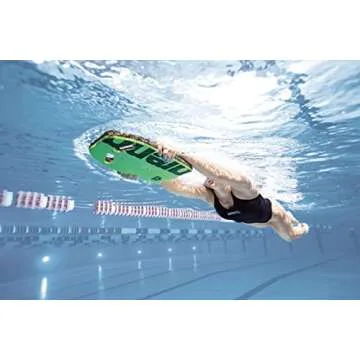 Arena Unisex Adult Swim Kickboard for Men and Women Swimming Training Aid Foam Boogie Board Pool Floats Exercise Equipment, Silver