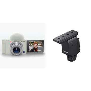 Sony ZV-1 Digital Camera for Content Creators, Vlogging and YouTube with Flip Screen, Live Video Str...