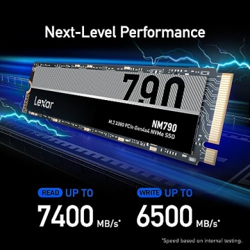 Lexar 4TB NVMe SSD Fast Storage for Gamers and Creators