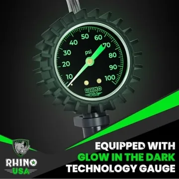 Rhino USA Tire Inflator - Durable, Accurate & Easy to Use