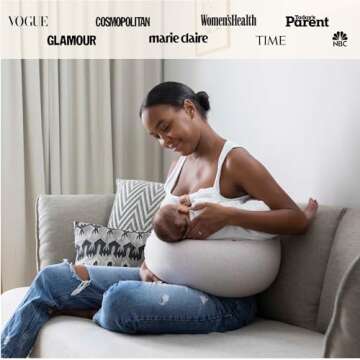 bbhugme Adjustable Nursing Pillow for Breastfeeding Support