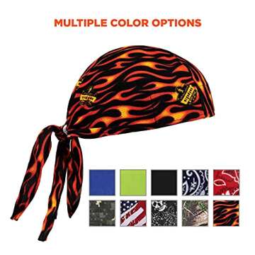 Ergodyne Chill-Its 6615 Absorptive Moisture-Wicking Dew Rag