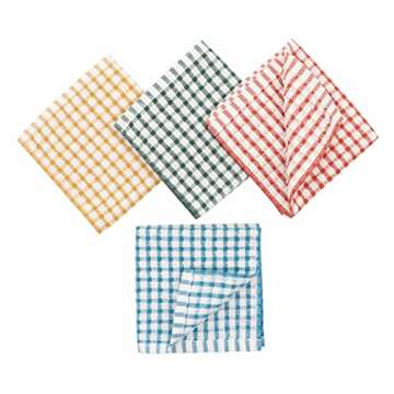 HFGBLG Cotton Cleaning Rags Terry Dish Cloths for Washing Dishes, Set of 8 Dish Rags for Cleaning, L...