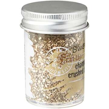 Stampendous Glass Glitter 1.43 Ounces-Champagne