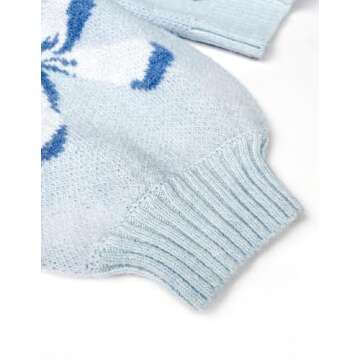 Libsorge Women's Bow Tie Sweater for Cozy Casual Style