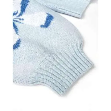 Libsorge Women's Bow Tie Sweater for Cozy Casual Style