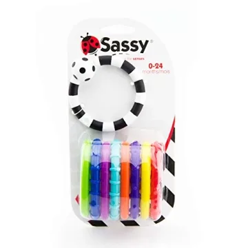 Sassy Ring O Links - Engaging 9 Piece Baby Toy Set
