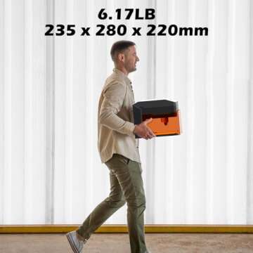 Kiosk 10WLaser Engraver, Light Weight & Portable Laser Engraver Machine, Home Laser Cutter with Acrylic Enclosure for DIY Wood/Leather/Metal, 3.9 x 3.9inch Engraving Area, Laser Safety Class 1