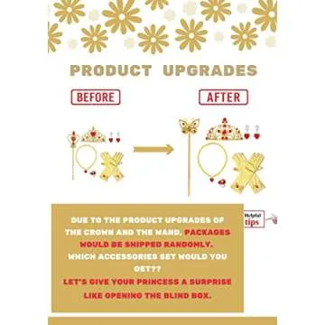 CinheyU Girls Belle Princess Dress with Accessories