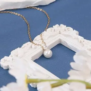 Elegant Mother in Law Necklace Gift with Pearls and CZ