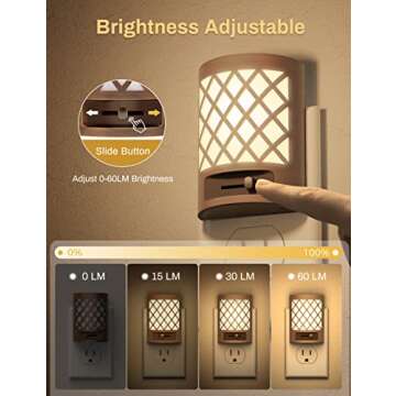 Farmhouse Night Lights with Dusk to Dawn Sensor