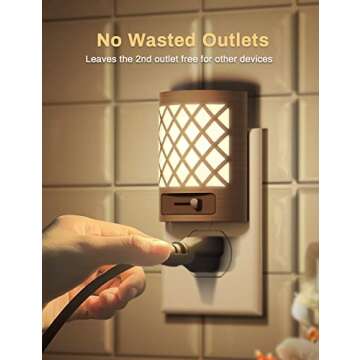 Farmhouse Night Lights with Dusk to Dawn Sensor