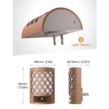 Farmhouse Night Lights with Dusk to Dawn Sensor