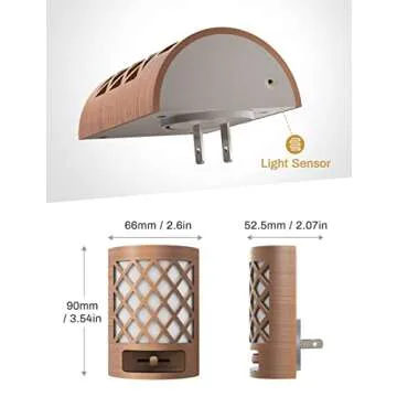 Farmhouse Night Lights with Dusk to Dawn Sensor