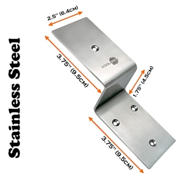 Heavy Duty Door Barricade Brackets for Ultimate Security
