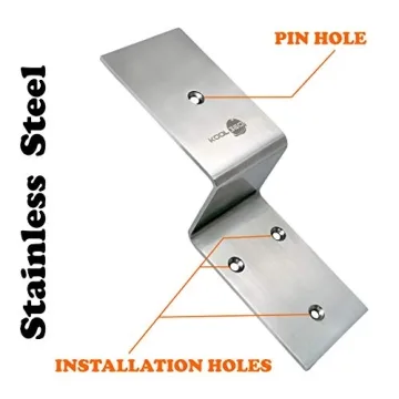 Heavy Duty Door Barricade Brackets for Ultimate Security