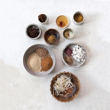 Bloomingville Round Marble Bottle Holder for Elegant Decor