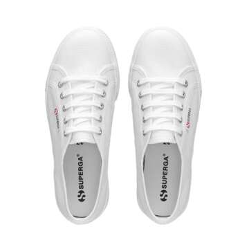 Superga womens 2790 Acotw Platform Fashion Sneaker, White, 6.5 US