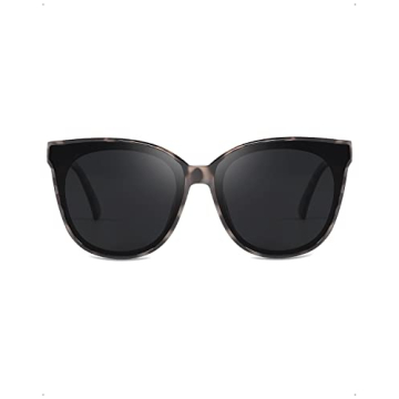 LVIOE Cat Eyes Sunglasses for Women, Polarized Oversized Fashion Vintage Eyewear for Driving Fishing...