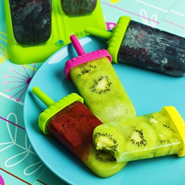 Popsicle Molds Set - Easy, Fun & Eco-Friendly Ice Treats