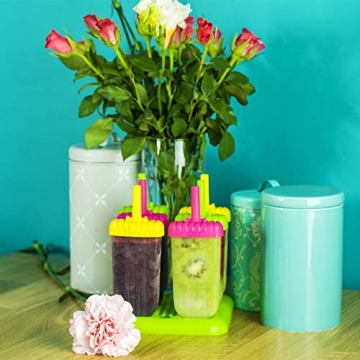 Popsicle Molds Set - Easy, Fun & Eco-Friendly Ice Treats